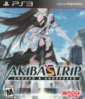 Akiba's Trip - Undead & Undressed (USA) box cover front
